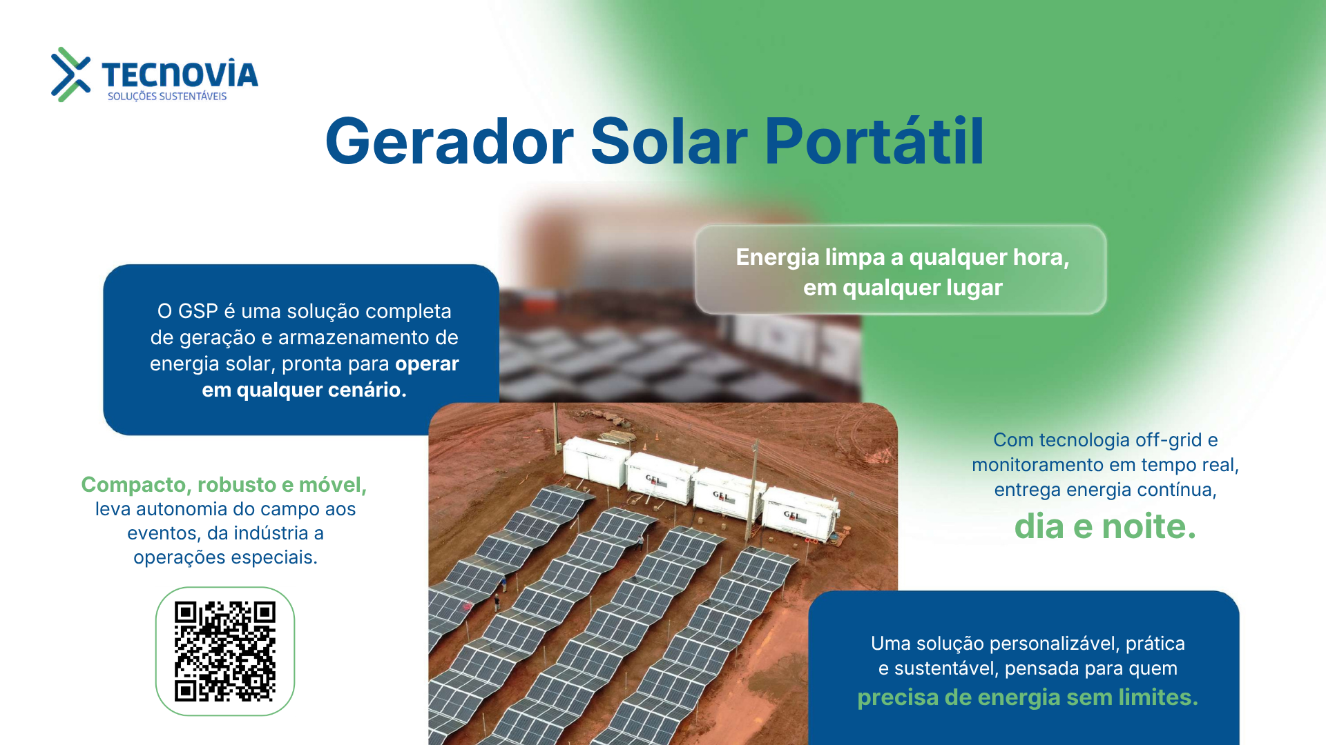 Sistema de armazenamento de energia Tecnovia